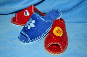 Обувь домашняя детская (туфли для школьников-девочек)