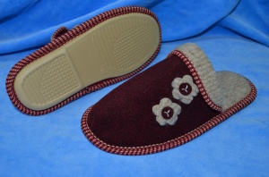 Обувь домашняя женская (туфли с открытой пяточной частью)
