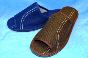 Обувь домашняя мужская (туфли с открытой пяточной и носочной частью)